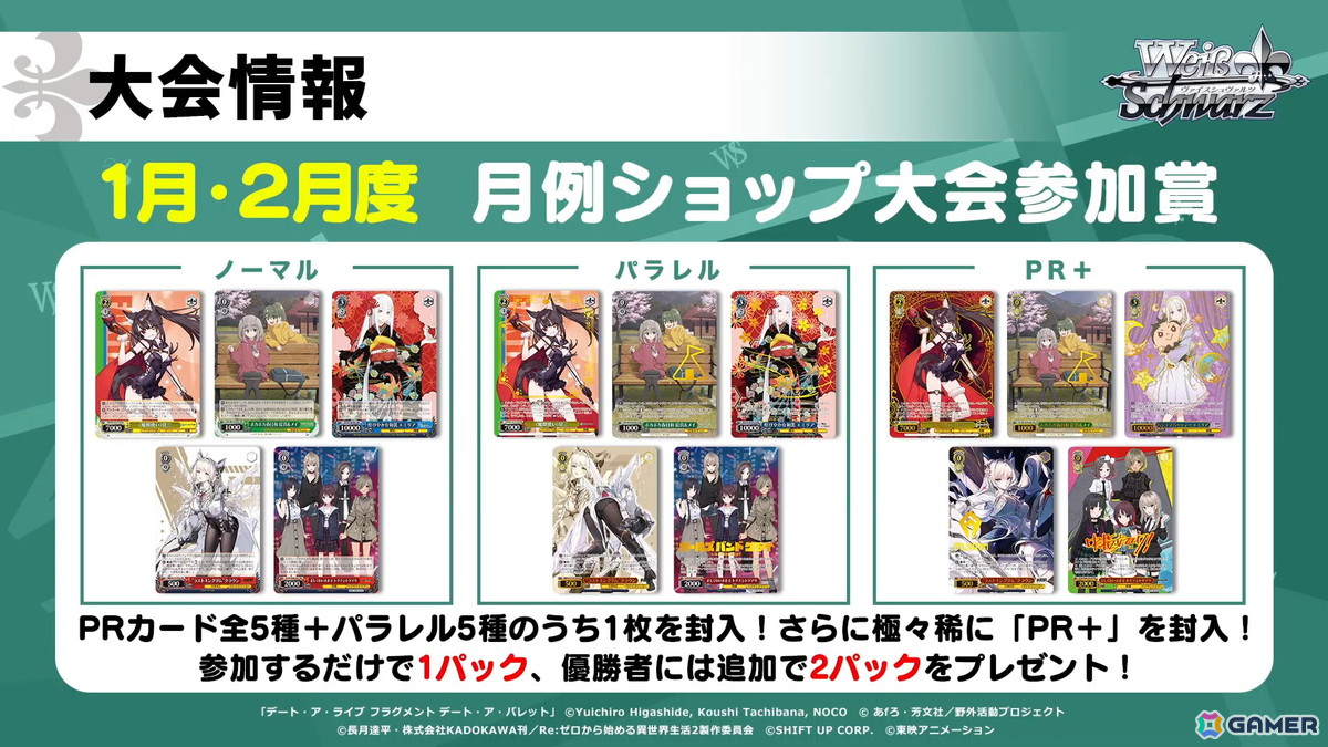 「ヴァイスシュヴァルツ」に「魔法少女リリカルなのは 20th Anniversary」「ブルーアーカイブ The Animation」などが参戦！の画像5