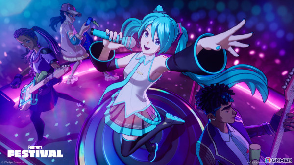 「Fortnite Festival」初音ミクがシーズン7に登場！コスチュームやジャムトラック「M@GICAL☆CURE! LOVE ♥ SHOT!」などを手に入れようの画像1