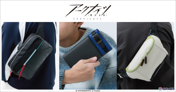 「アークナイツ」SuperGroupiesとのコラボによるシー、ケルシー、ロゴスの衣装をモチーフにしたボディバッグと長財布が登場！の画像2