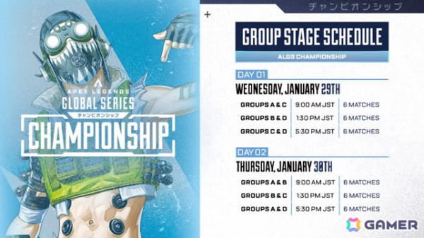 年間王者を決める世界大会「Apex Legends Global Series Year 4 Championship」が1月29日より札幌で開催！RAGEによる配信もの画像2