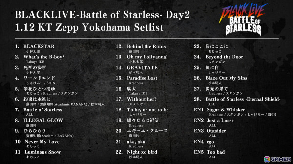「ブラスタ」リアルライブ「BLACK LIVE -Battle of Starless-」のオフィシャルレポートが公開！各勢力間で揺れ動くシナリオ仕立てのライブにの画像13