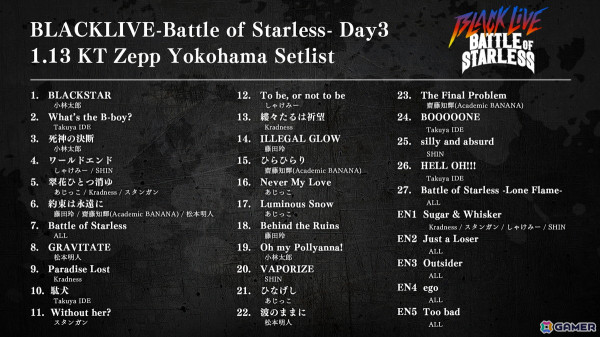 「ブラスタ」リアルライブ「BLACK LIVE -Battle of Starless-」のオフィシャルレポートが公開！各勢力間で揺れ動くシナリオ仕立てのライブにの画像14