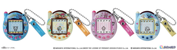 たまごっち エンジェルブルー コネクション ナルミヤキャラクターズ Tamagotchi Connection」にナルミヤキャラクターズデザインが