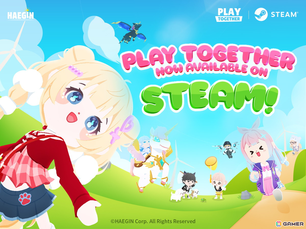 カジュアルソーシャルゲーム「一緒に遊ぼう」のSteam版がリリース！モバイル版と連携したクロスプレイにも対応の画像