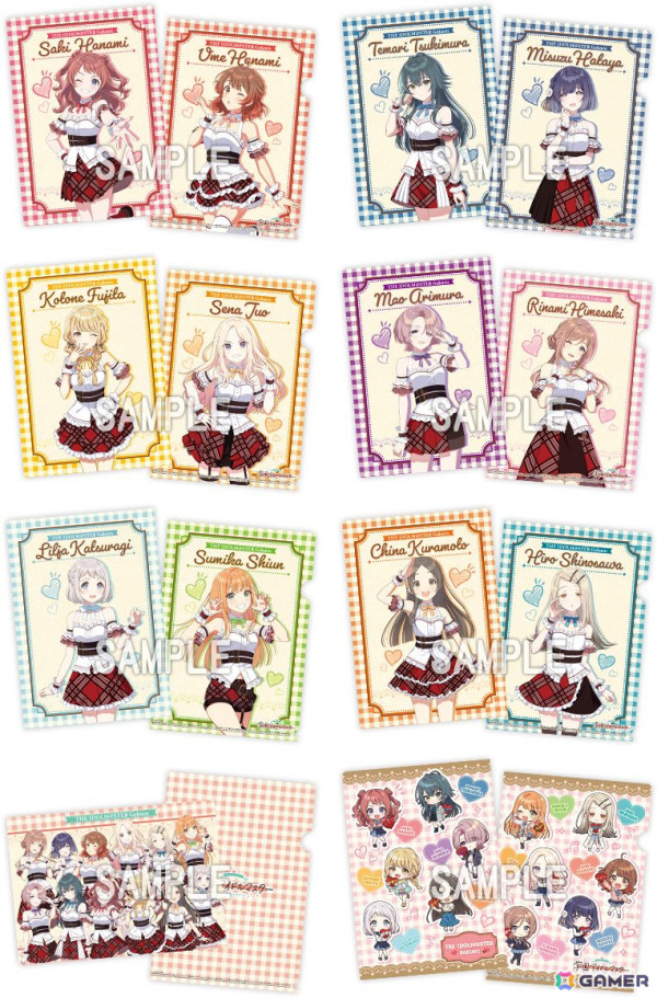 「学マス」総勢12名の描き下ろしイラストによるローソンキャンペーンが1月21日より実施！対象のお菓子3点を購入するとオリジナルクリアファイルがもらえるの画像2