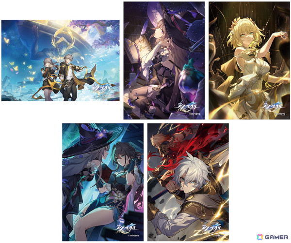 「崩壊：スターレイル」2月8日より開催される「アニメイトフェア-2025冬-」の詳細が公開！特典にはマダム・ヘルタやアグライアのイラストを使用の画像2