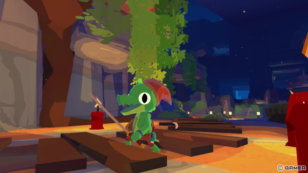 小さなワニの冒険を描くほのぼのオープンワールドアドベンチャー「Lil Gator Game」の拡張DLC「In the Dark」が発表！配信合わせで日本語に対応予定の画像