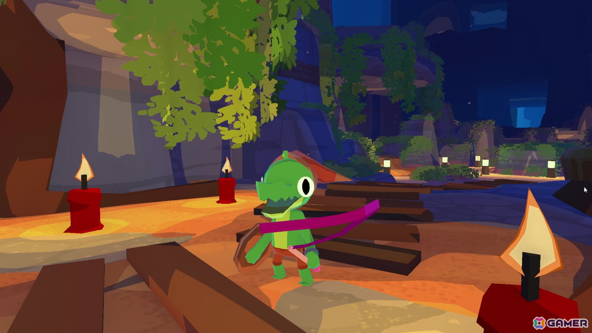小さなワニの冒険を描くほのぼのオープンワールドアドベンチャー「Lil Gator Game」の拡張DLC「In the Dark」が発表！配信合わせで日本語に対応予定の画像
