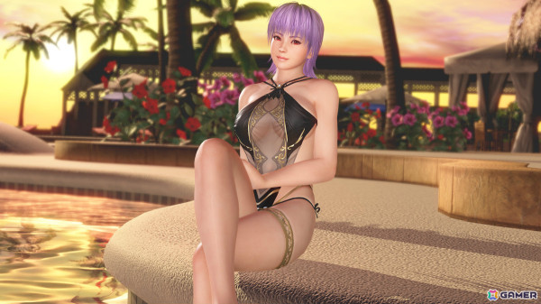 「DEAD OR ALIVE XVV」真ん中が大胆に透けたエレガントなSSR水着「シアー・ムール」が登場！なつかしコーデガチャが最大70連無料のキャンペーンもの画像5