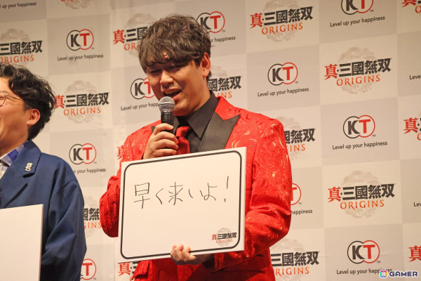 「真・三國無双 ORIGINS」完成発表会レポート――オズワルド・真空ジェシカ・ヤーレンズが大喜利でお笑い界の“覇”を競い合う！？の画像12