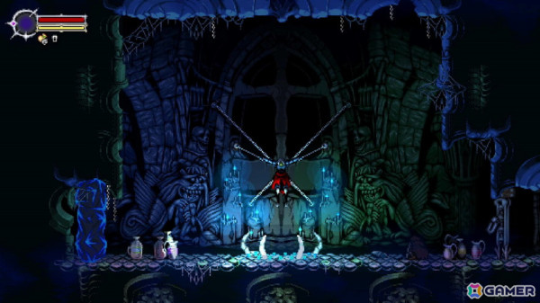 鎖を使ったアクションが楽しめるレトロゲーム風2Dアクション「Beyond The Ice Palace 2」の公式サイトが更新！8つのアクションを映像付きで紹介の画像8