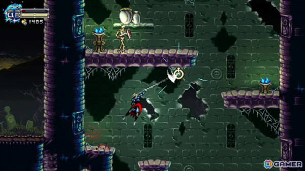 鎖を使ったアクションが楽しめるレトロゲーム風2Dアクション「Beyond The Ice Palace 2」の公式サイトが更新！8つのアクションを映像付きで紹介の画像9