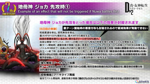 「D2メガテン」魔獣 ロストネームなどを入手可能なPvEコンテンツ「ジゴクパーク裏」や地母神 ジョカ（CV：竹達彩奈）が登場！多身合体には天魔 アスラが追加の画像42