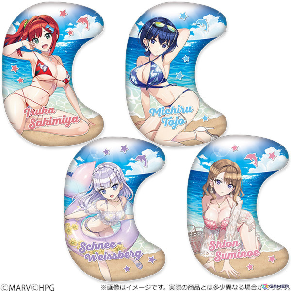 「ドルフィンウェーブ」より入華、みちる、シュネー、紫苑デザインのゲーミングクッションやBIGアクリルスタンドなどが予約受付中！の画像2