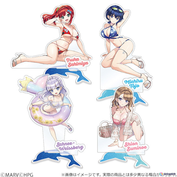 「ドルフィンウェーブ」より入華、みちる、シュネー、紫苑デザインのゲーミングクッションやBIGアクリルスタンドなどが予約受付中！の画像3
