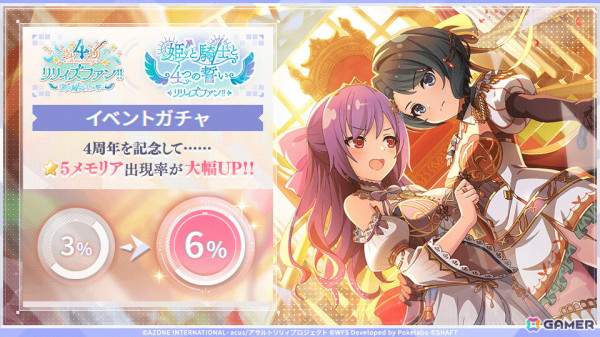 「アサルトリリィ Last Bullet」でリリース4周年を記念した「ラスバレ 4th Anniversary リリィズファン!!」が開催！無料1回ガチャやストーリーイベントもの画像7