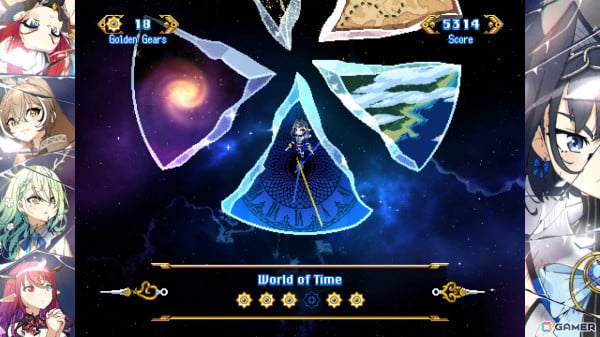 ホロライブEnglishのオーロ・クロニーさんを操るスタイリッシュ2Dアクション「Chrono Gear: Warden of Time」が3月にリリース！の画像