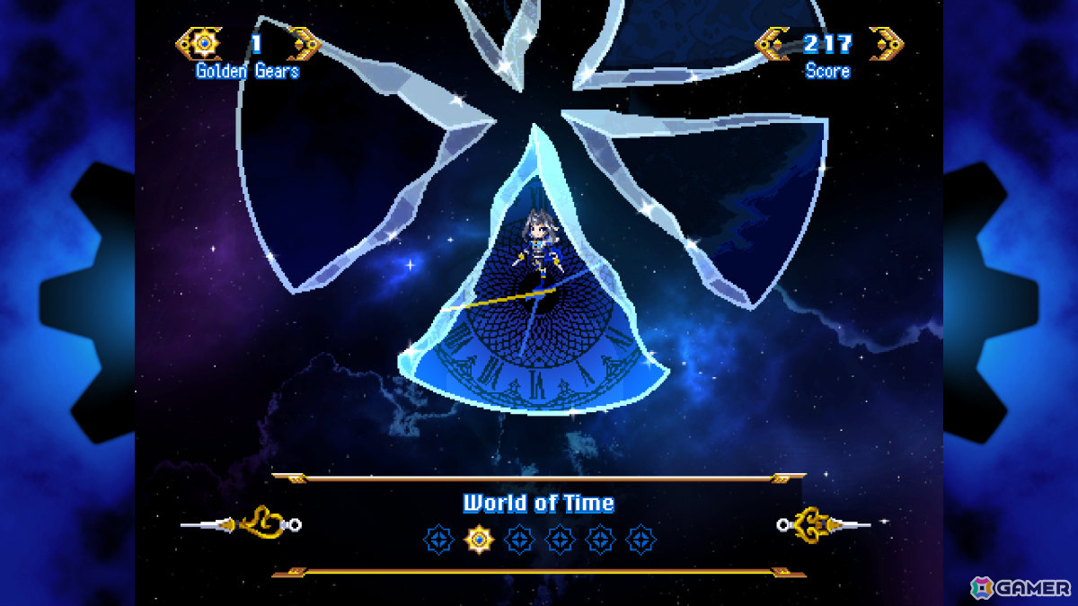 ホロライブEnglishのオーロ・クロニーさんを操るスタイリッシュ2Dアクション「Chrono Gear: Warden of Time」が3月にリリース！の画像4