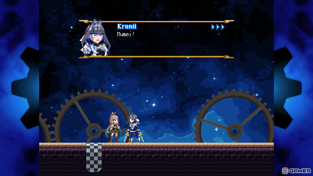 ホロライブEnglishのオーロ・クロニーさんを操るスタイリッシュ2Dアクション「Chrono Gear: Warden of Time」が3月にリリース！の画像5