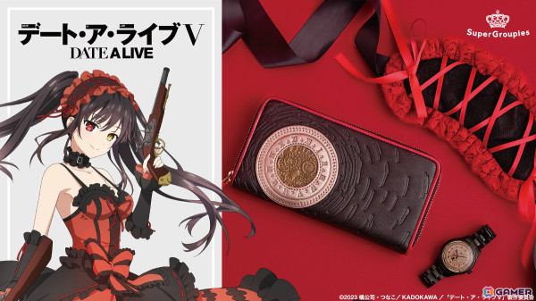アニメ「デート・ア・ライブV」時崎狂三モデルのコラボアイテムがSuperGroupiesより登場！ヘッドドレスをモチーフにしたアイマスクなど3点の画像2