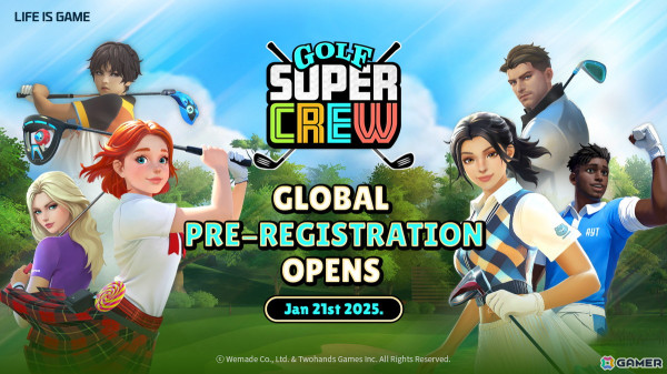 「スカッとゴルフ パンヤ」の開発メンバーらによるスマホ向けゴルフゲーム「Golf Super Crew」の事前予約が開始！の画像1