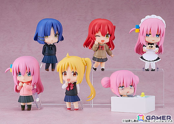 アニメ「ぼっち・ざ・ろっく！」のねんどろいどがちっちゃかわいくトレーディングフィギュアになって登場！ひとりのメイドVer.や水風呂Ver.もラインナップの画像1