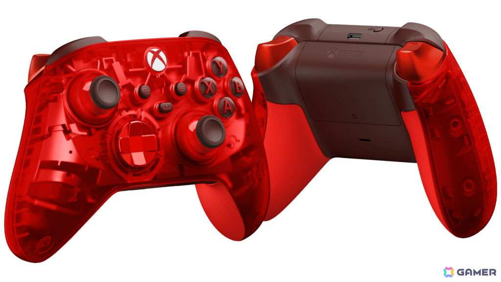 赤色のスケルトンカラーが特徴的な「Xbox ワイヤレス コントローラー（パルス サイファー）スペシャル エディション」が2月4日より順次発売！の画像