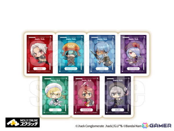 「.hack//G.U.」のデフォルメイラストなどを使用したグッズが当たるスクラッチが1月24日正午より「モーリーオンラインスクラッチ」にて展開！の画像2
