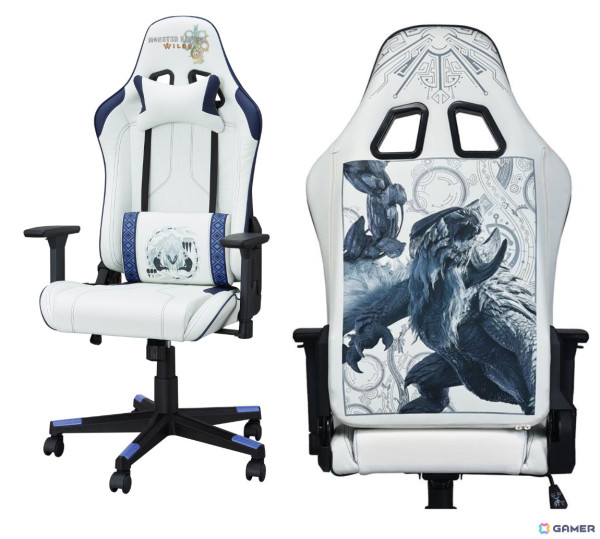 「モンスターハンターワイルズ」とコラボしたニトリのゲーミングチェアやデスクが予約受付中！「鎖刃竜 アルシュベルド」デザインなどが登場の画像2