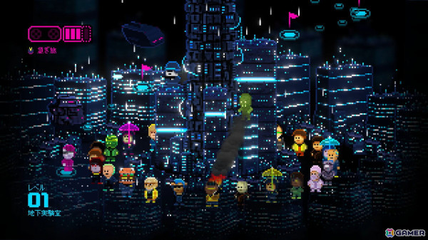 レトロ調なピクセルグラフィックで描くサイバーパンクアクションゲーム「レザ」がSteamで2025年夏に配信！の画像2