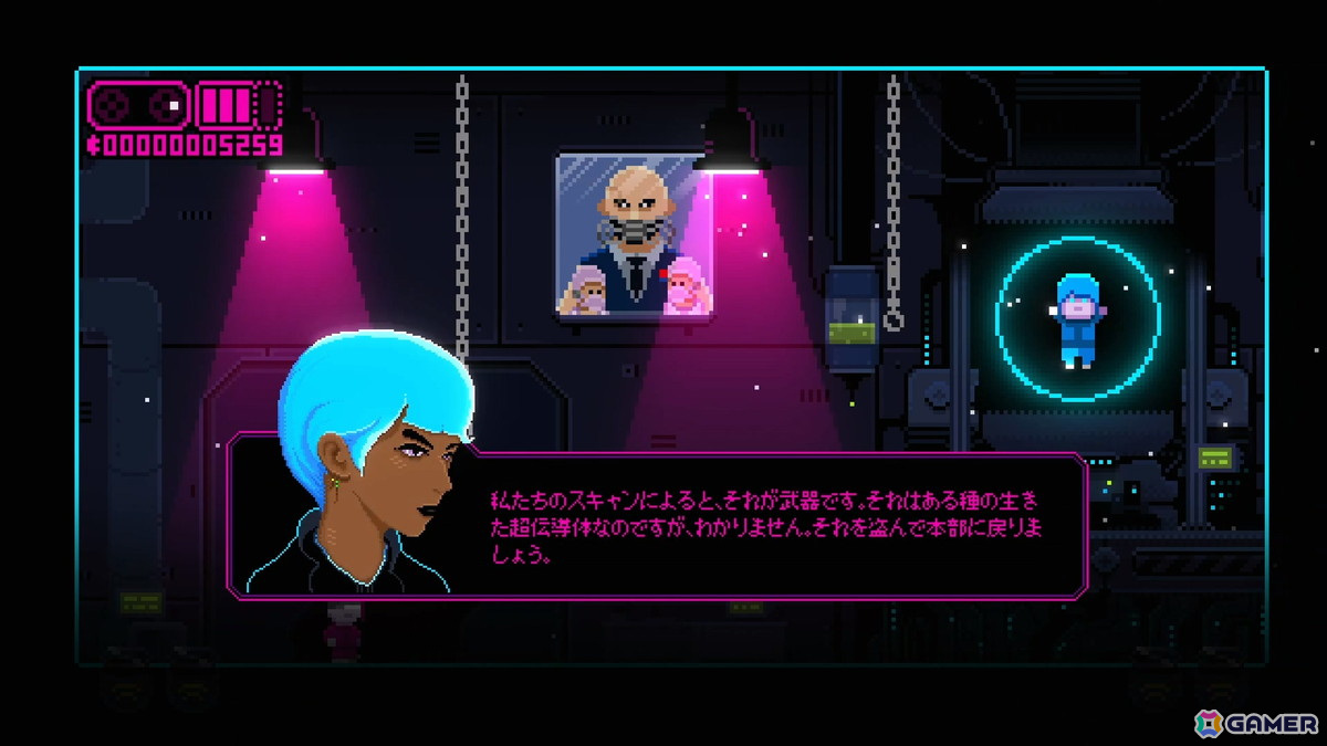レトロ調なピクセルグラフィックで描くサイバーパンクアクションゲーム「レザ」がSteamで2025年夏に配信！の画像