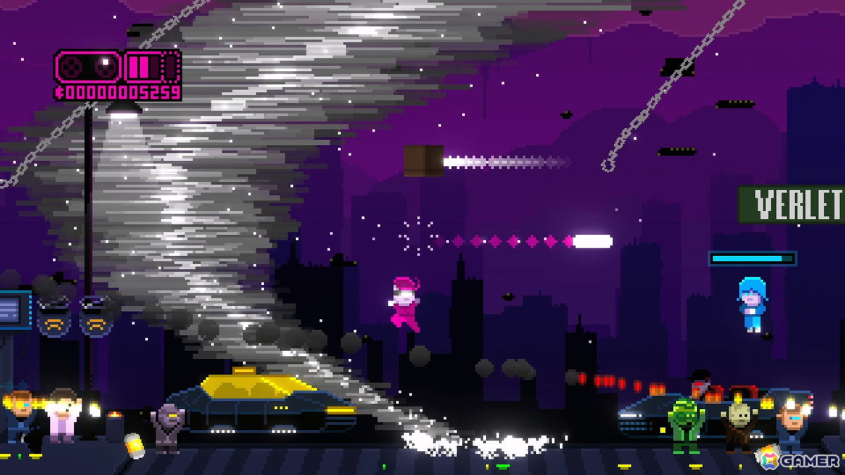 レトロ調なピクセルグラフィックで描くサイバーパンクアクションゲーム「レザ」がSteamで2025年夏に配信！の画像