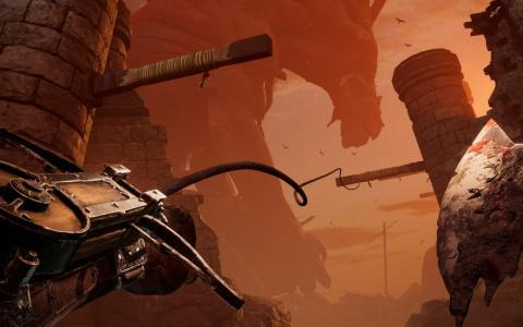 PS VR2版「Skydance's BEHEMOTH」が発売！鉤縄や弓矢、剣を使い分ける戦闘やロープアクションを使った探索が楽しめるVRアクション