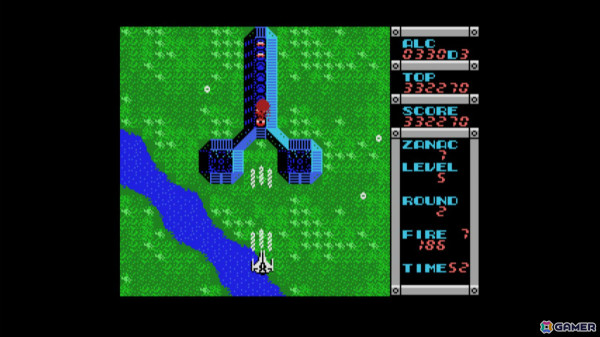 プレイスタイルによって難易度が変化する縦スクロールSTG「EGGコンソール ザナック MSX」がリリース！の画像4