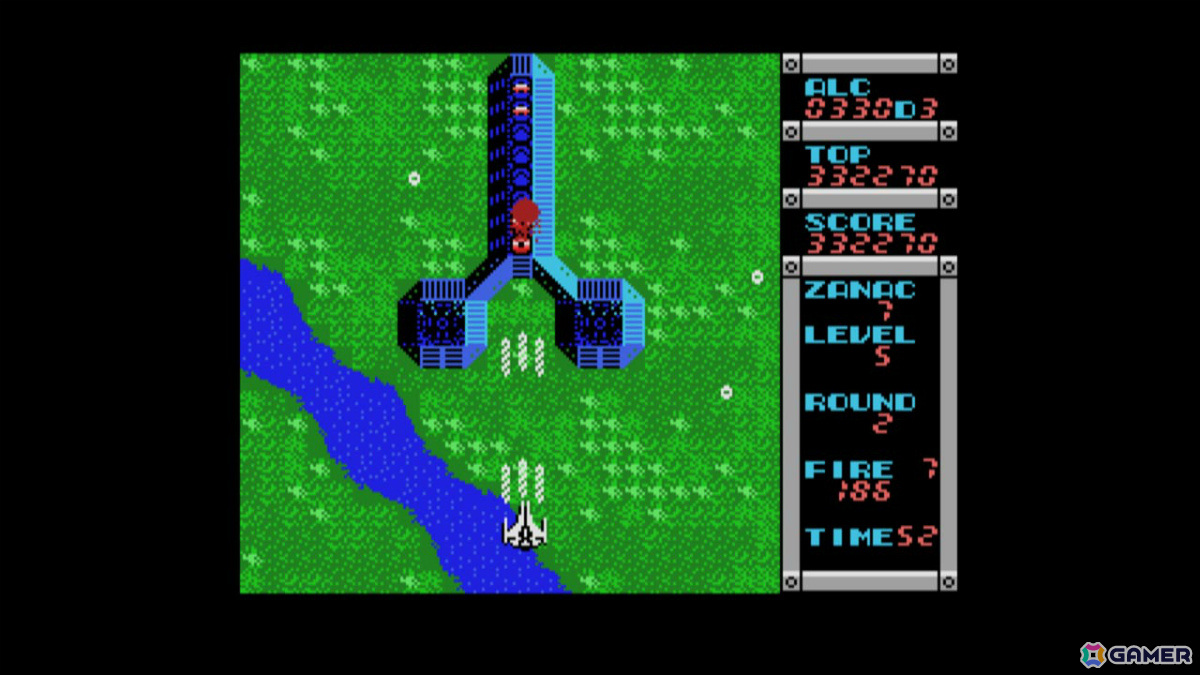 プレイスタイルによって難易度が変化する縦スクロールSTG「EGGコンソール ザナック MSX」がリリース！の画像