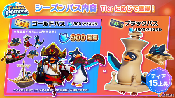 「Faaast Penguin」シーズン3「パイレーツ! 秘宝を求めて」が開幕！ゲーム実況グループ「ドズル社」のスキンが獲得できるコラボ第1弾もの画像7