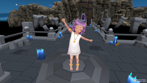 見習い巫女のネフィをゴールへ導くVRアクションパズルゲーム「ネフィ～月灯りの迷宮～」Meta Quest版が配信！の画像2