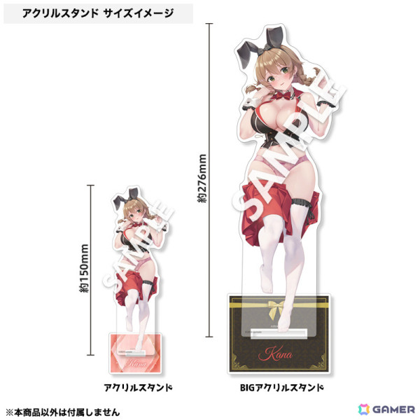 「バニーガーデン」描き下ろしイラストを使ったアクスタ＆BIGアクスタの予約受付が開始！抱き枕カバーの再販もの画像16