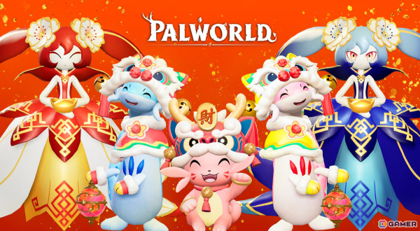 「Palworld / パルワールド」招きツッパニャン、獅子舞オコチョなど5種の“スプリングフェスティバル”スキンが配布！の画像1