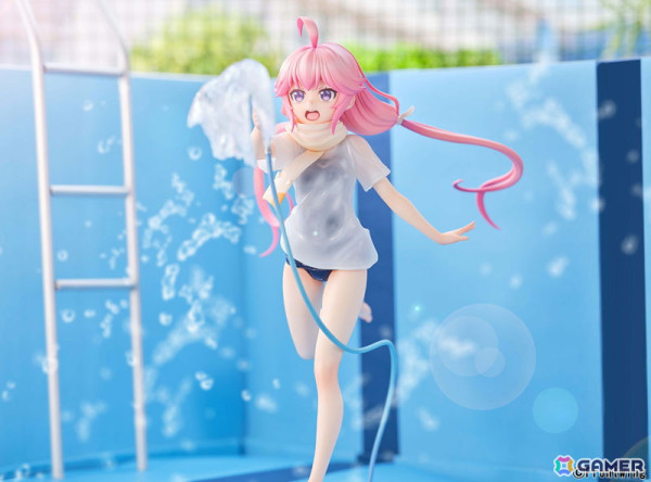 「グリザイア：ファントムトリガー」より狗駒邑沙季がスク水忍者衣装で立体化！あみあみ限定特典としてA5サイズのアクリルプレートが付属の画像12
