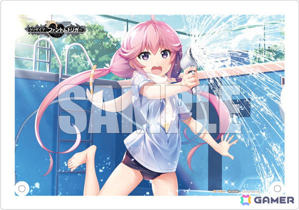 「グリザイア：ファントムトリガー」より狗駒邑沙季がスク水忍者衣装で立体化！あみあみ限定特典としてA5サイズのアクリルプレートが付属の画像3