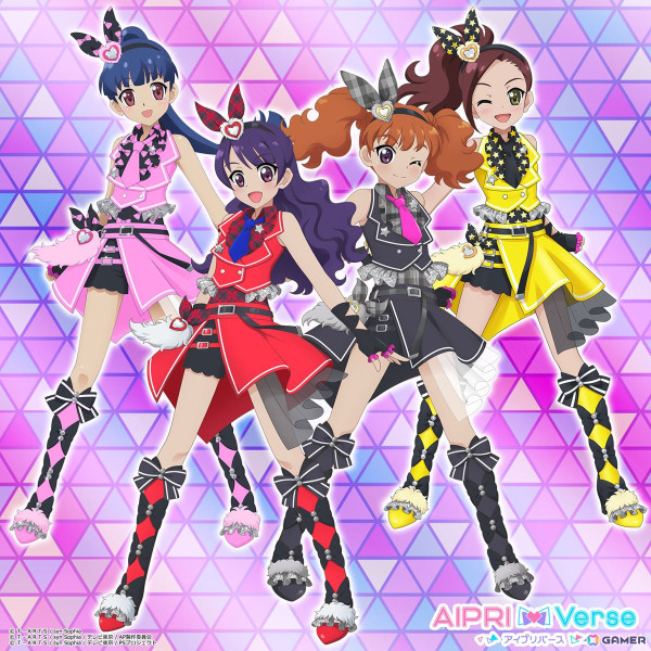 「アイプリバース」2月6日開始の6だんでは「プリティーリズム・ディアマイフューチャー」から「Prizmmy☆」のみあ、れいな、かりん、あやみが登場！の画像1