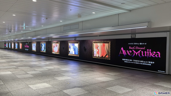 アニメ「BanG Dream! Ave Mujica」放送記念広告が新宿や池袋に掲出中！JR東日本の主要路線ではTRAIN TV スポットCMもの画像2
