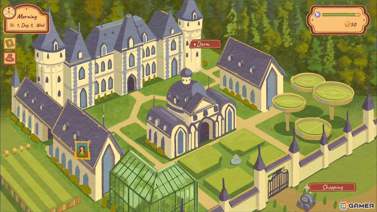 魔法学校でのキャンパスライフを楽しめる時間管理ゲーム「Whimel Academy」に日本語が追加!の画像