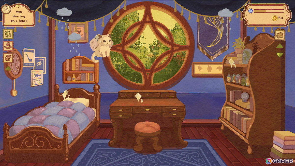 魔法学校でのキャンパスライフを楽しめる時間管理ゲーム「Whimel Academy」に日本語が追加!の画像
