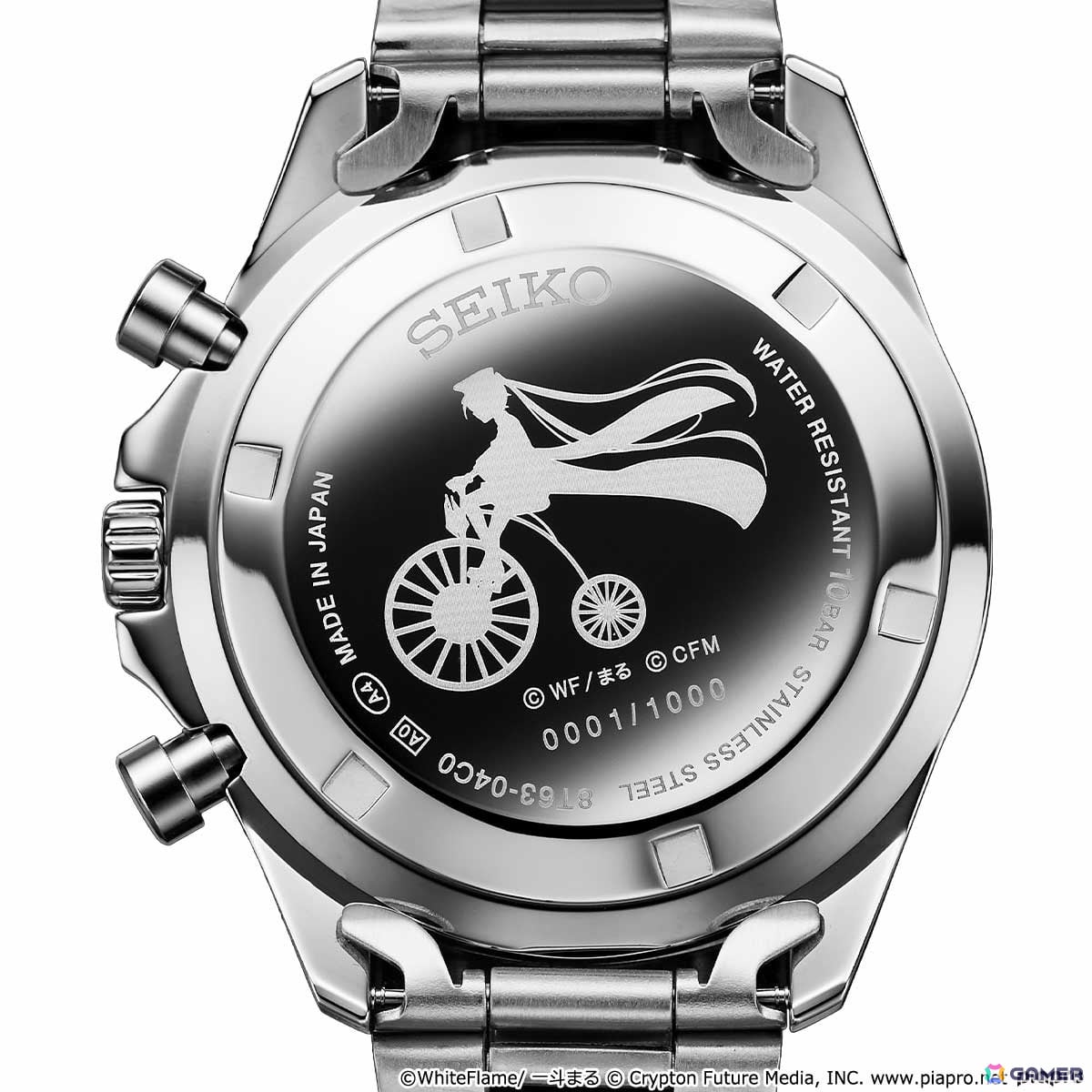 初音ミク「千本桜」の世界観をイメージしたセイコーコラボの腕時計が