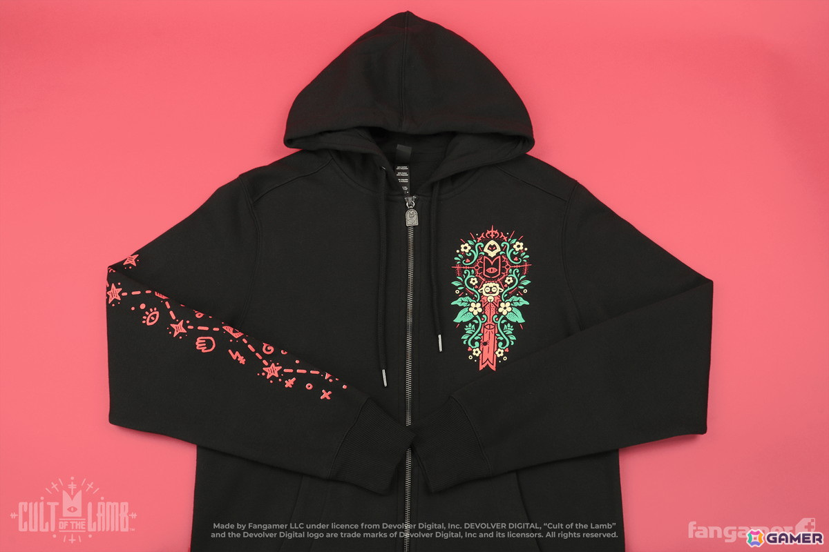 「Cult of the Lamb」デザインのパーカーや「DREDGE」の三頭タラぬいぐるみなど計8アイテムが登場！Fangamer新春初売祭の第4期が開催中の画像6