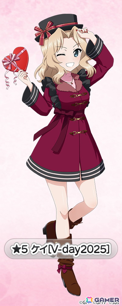 「ガールズ＆パンツァー 戦車道大作戦！」バレンタイン衣装のみほ、おりょう、ケイ、アンチョビがガチャに登場！「2月新規大演習イベント」の報酬には愛里寿もの画像4
