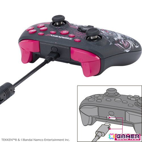 「鉄拳8」デザインのPC/Switch用多機能コントローラーが1月31日に発売！仁、一八、アズセナ、麗奈のモデルが登場の画像17
