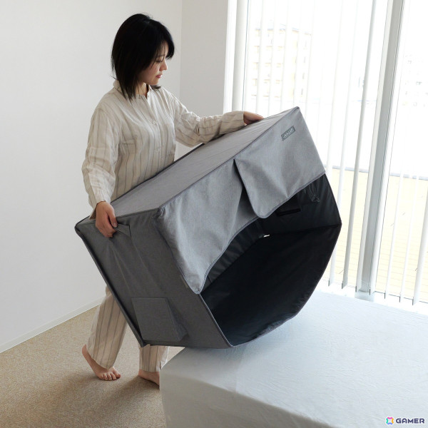 手軽にゲーマーの睡眠環境が作れる「スリープシェルター」が発売！寝ながらゲームができるクリアポケットや調光可能なカーテンが付属の画像14